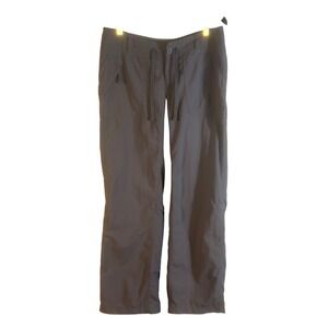 The North Face Women's Nylon Outdoor Hiking Pants Gray Drawstring‎ Pockets  8